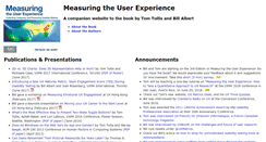 Desktop Screenshot of measuringuserexperience.com