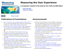 Tablet Screenshot of measuringuserexperience.com